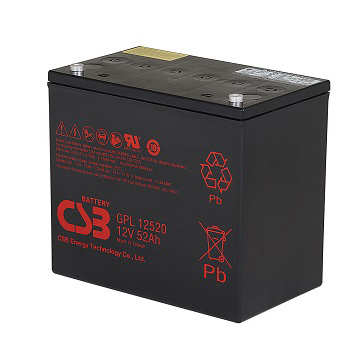 CSB蓄電池GPL12520-12V52AH產品價格