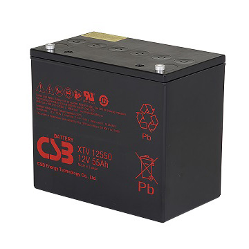 CSB蓄電池XTV12550-12V55AH產品價格